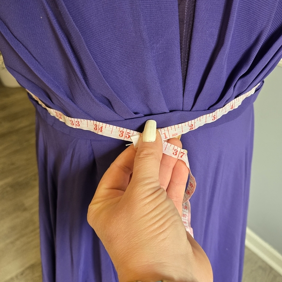 Elegant Purple Evening Gown - Picture 8 of 8